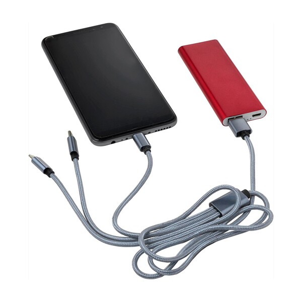 Charging cable Felix | 4-in-1 - silver