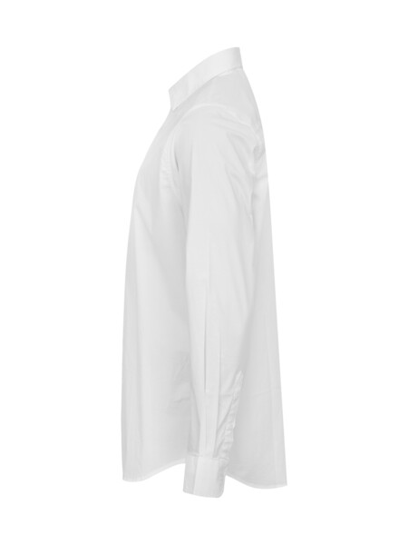Cottover Gots Poplin Slim fit shirt man white 40