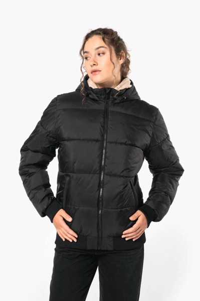 Unisex Recycled Ripstop Jacket With Hood - Black / 3XL