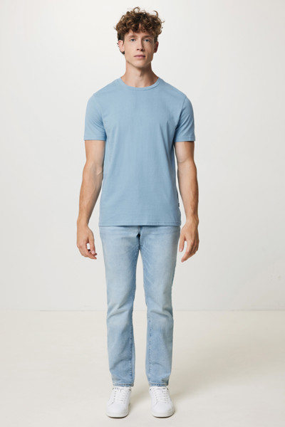 Tričko IQONIQ Bryce z recykl. bavlny - Sky Blue / XS