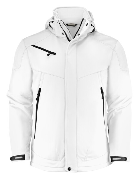 Printer Skeleton Softshell Jacket White 4XL