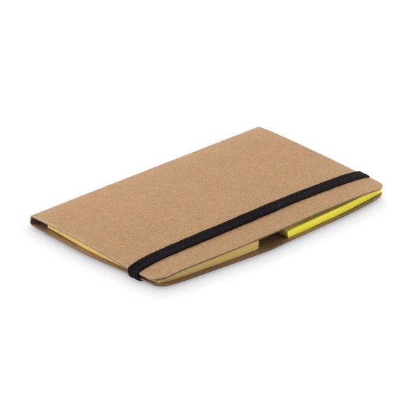 Foldnote cardholder,recycled sticky notes set