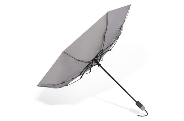 Deluxe foldable umbrella 22” auto open auto close - Grey