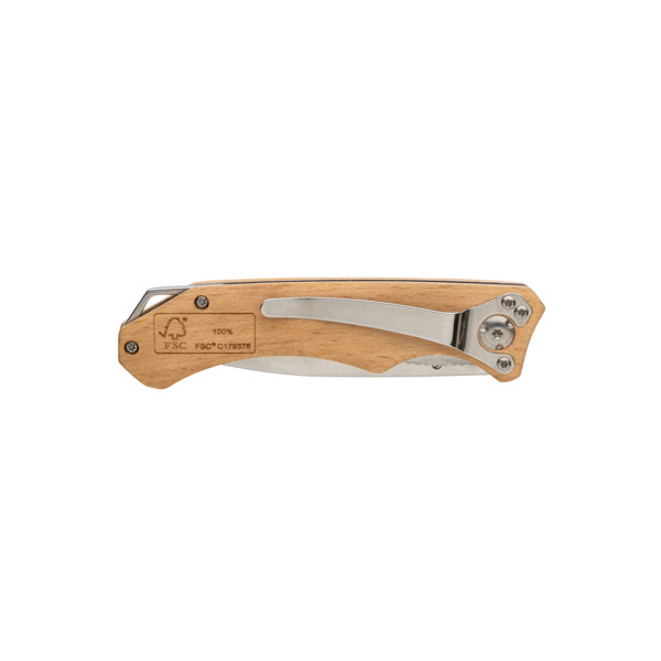 Wooden outdoor knife