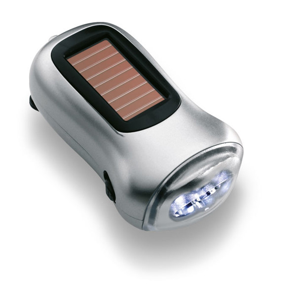 Dynasol torch, solar,dynamo powered ABS housing