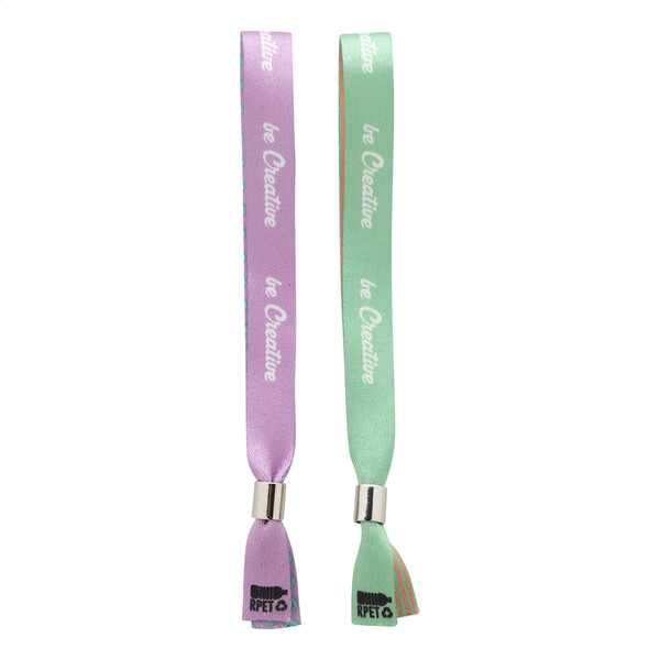 Bracelet festival en RPET SuboWrist Alloy