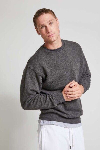 Premium Crewneck Sweatshirt - White / S
