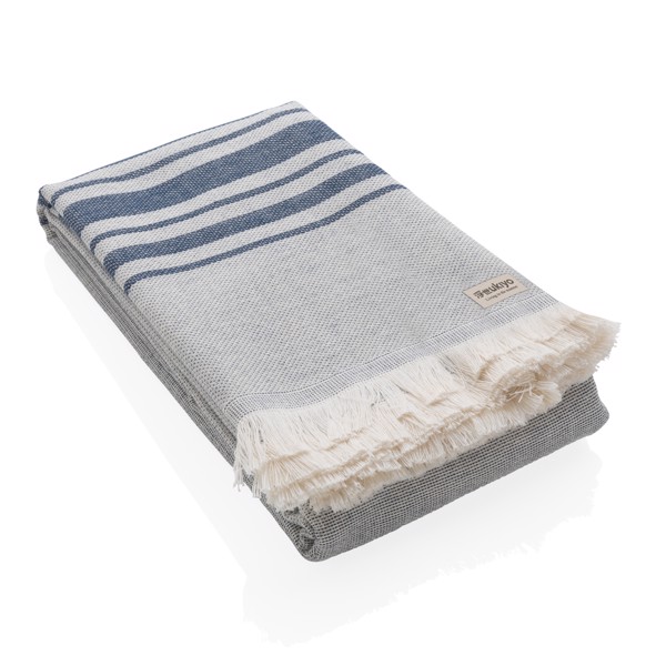 Serviette Hammam Ukiyo Yumiko AWARE™ Made in Europe - Bleu Marine