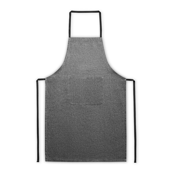 ZIMBRO. Apron with recycled cotton (140 g/m²) - Black