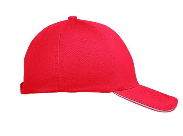 6 panel baseball cap Buffalo - White / Red