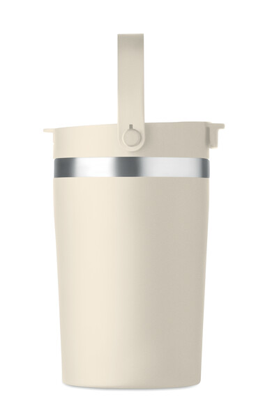Dvojstenný pohár 350 ml Cozycup - Béžová