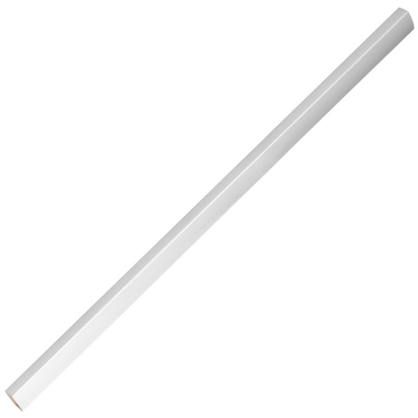 Masonry pencil, angular-oval - White Masonry Pencil - White Masonry Pencil