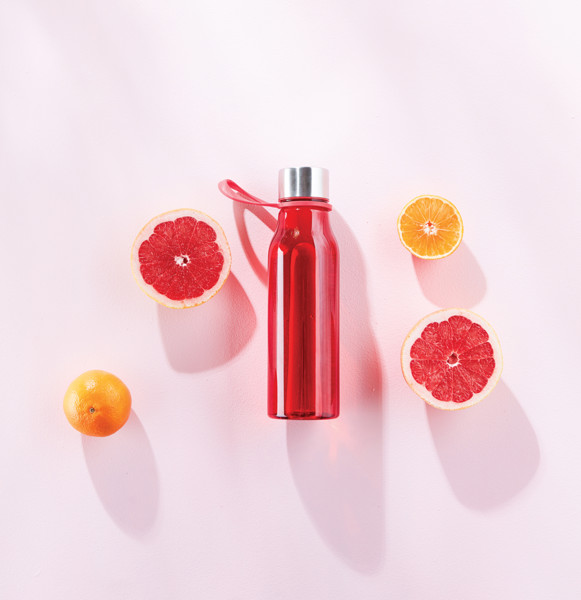 Tritánová fľaša na vodu Lean VINGA 600 ml - Červená