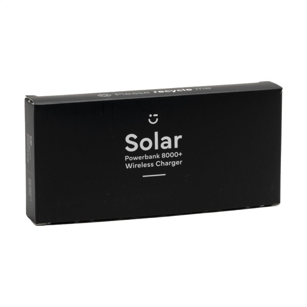 Solar Powerbank 8000+ Wireless Charger