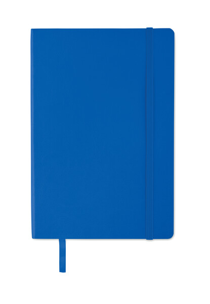 Carnet A5 couverture en PU Breta - Bleu Royal