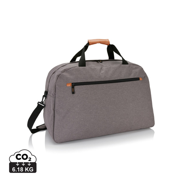 Fashion duo tone travel bag - Grey