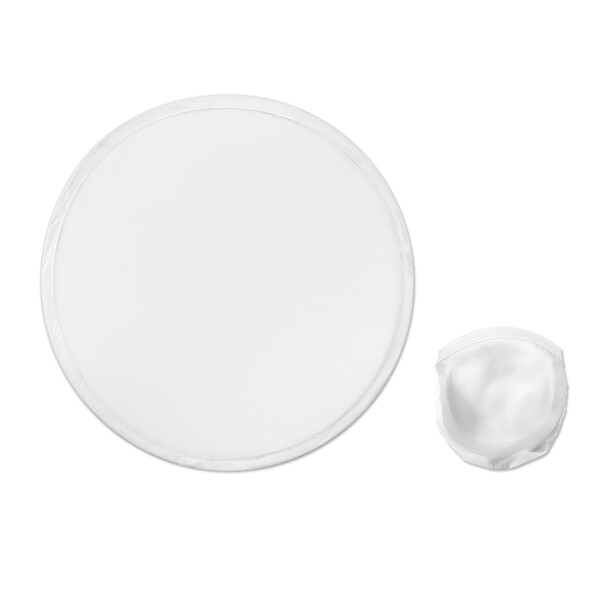 Full colour foldable frisbee - White
