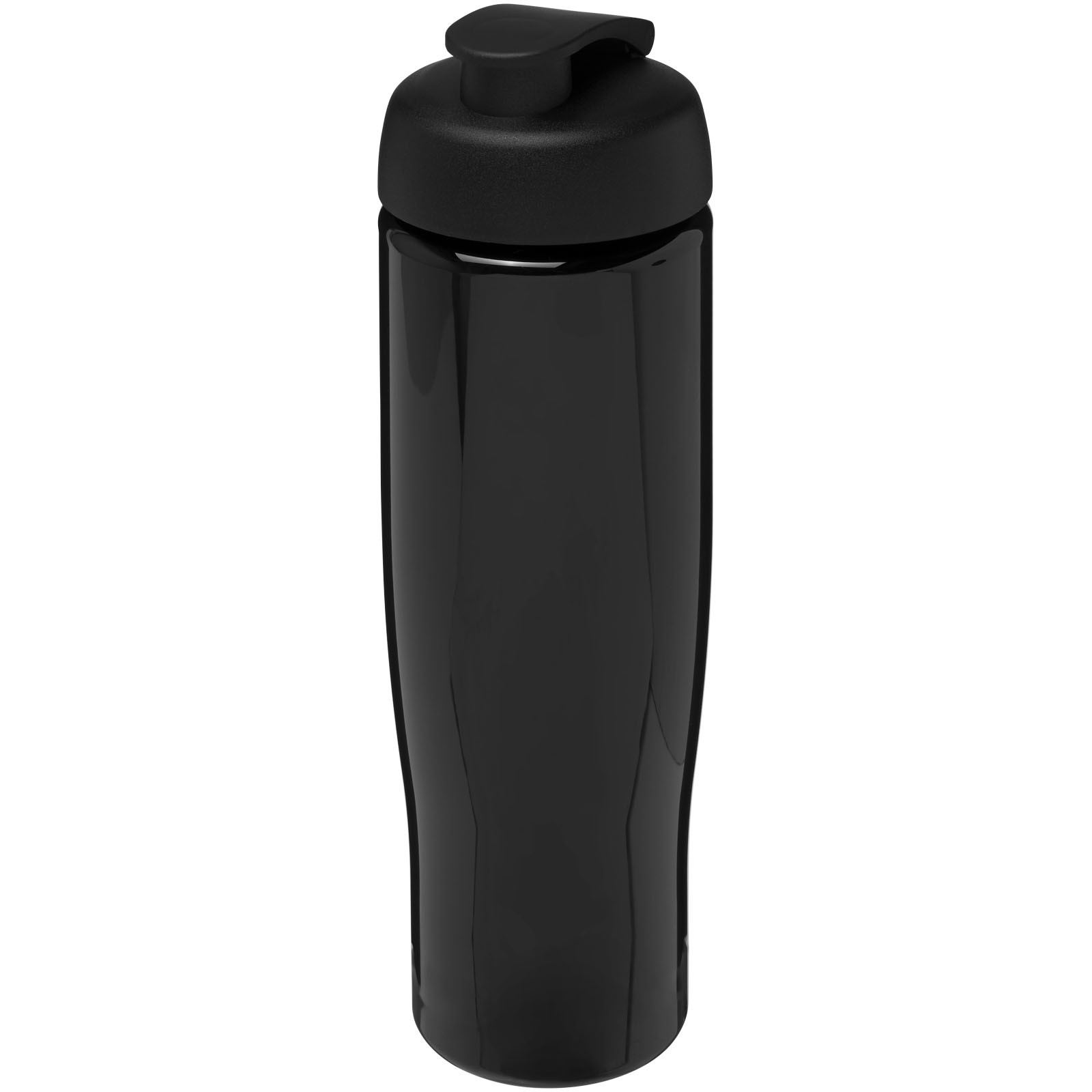 Bidon H2O Tempo® o pojemności 700 ml z wieczkiem zaciskowym - Czarny