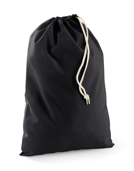 Recycled Cotton Stuff Bag - Black / 2XS