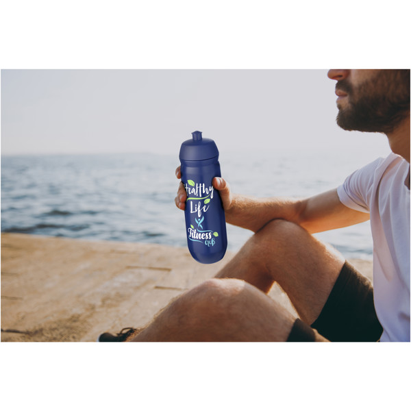 HydroFlex™ 750 ml squeezy sport bottle - Black / White