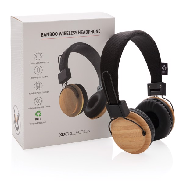 XD - Bamboo wireless headphone