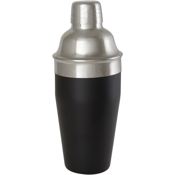 Gaudie recycled stainless steel cocktail shaker - Black
