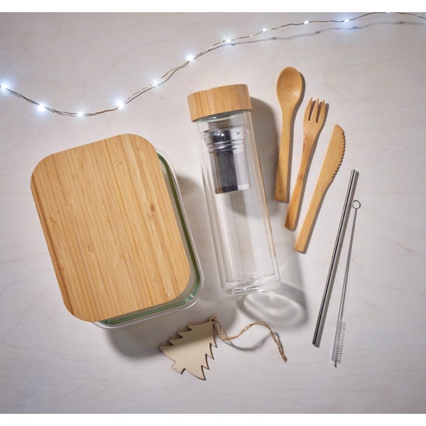 MB - Glass lunchbox with bamboo lid Tundra Lunchbox