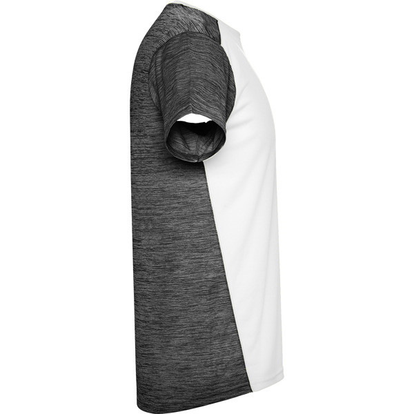 T-Shirt Zolder - WHITE/HEATHER BLACK / S