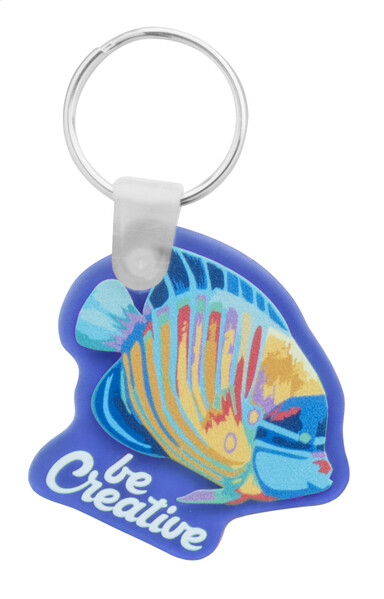 Porte-Clés CreaFob - Bleu Transparent