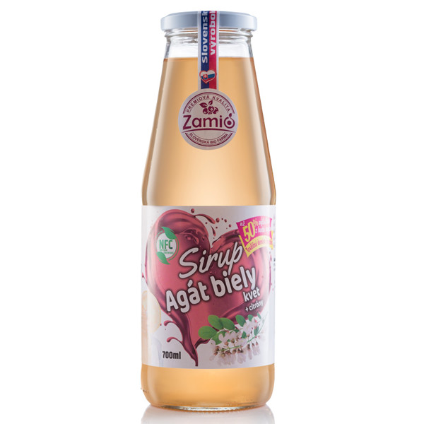 NFC SIRUP AGÁT BIELY 700ml