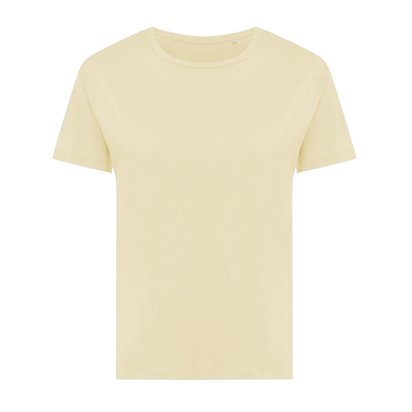 Dámské tričko Iqoniq Yala z recykl. bavlny - Cream Yellow / L