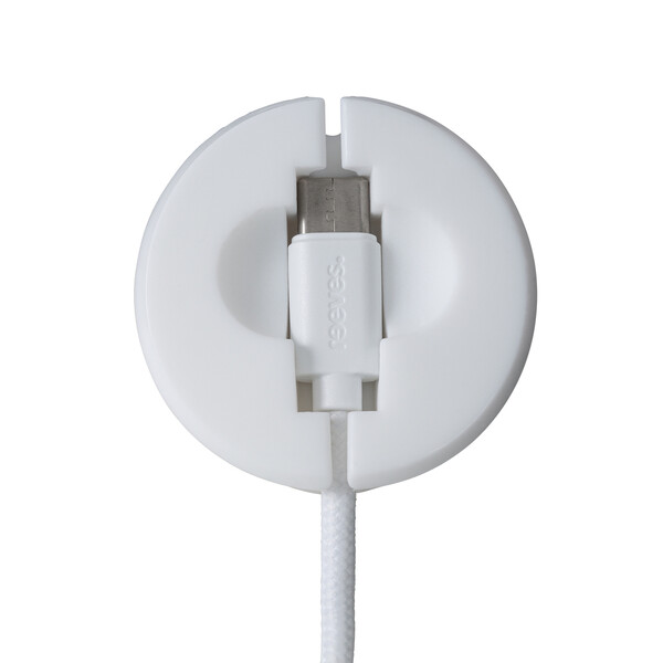 Câble de recharge 6 en 1 avec sélecteur de câble CONVERTICS DESKTOP - blanc / argenté