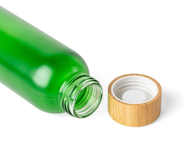 Glazen drinkfles (500 ml) Levi - zwart