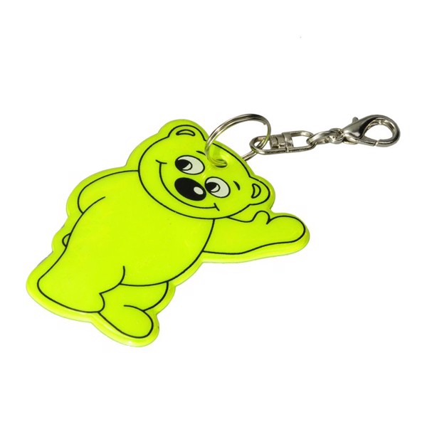 Beary safety keyring - Yellow