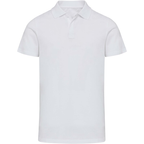 Graphite 180 g/m² unisex OCS organische polo met korte mouwen - Wit / M