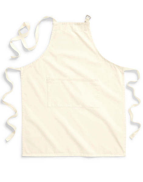 Fairtrade Cotton Adult Craft Apron - Black / ONE SIZE