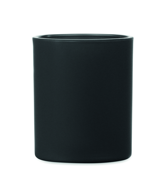 Vela de cera vegetal 80 gr Kivas Wood - Preto