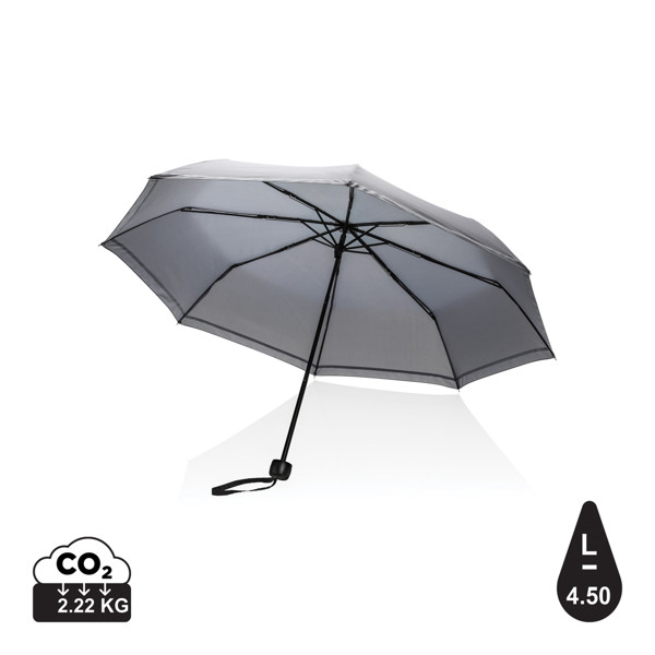 20.5"Impact AWARE™ RPET 190T pongee mini reflective umbrella