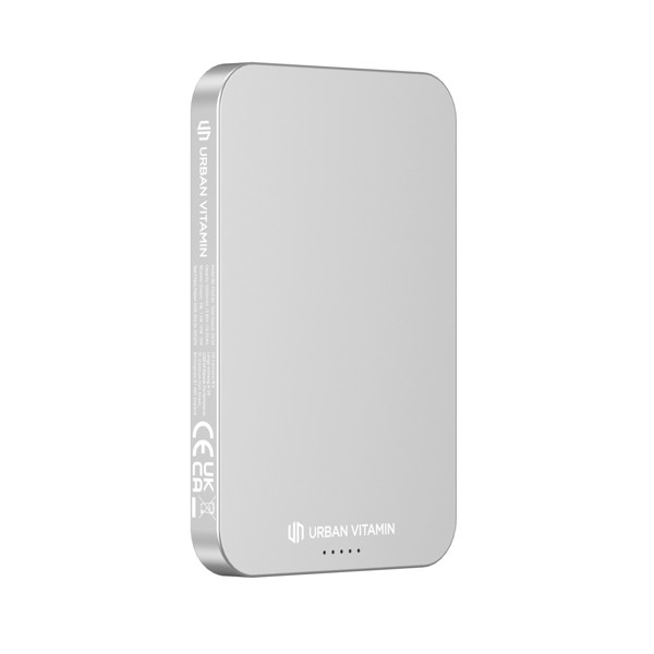 Urban Vitamin Richmond RCS plastic/alu 5000mah powerbank - Silver