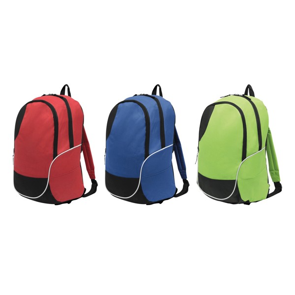 Rucksack Curve - Rot / Schwarz