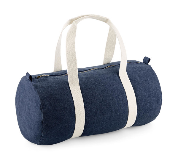 Denim Barrel Bag - Denim Blue / ONE SIZE