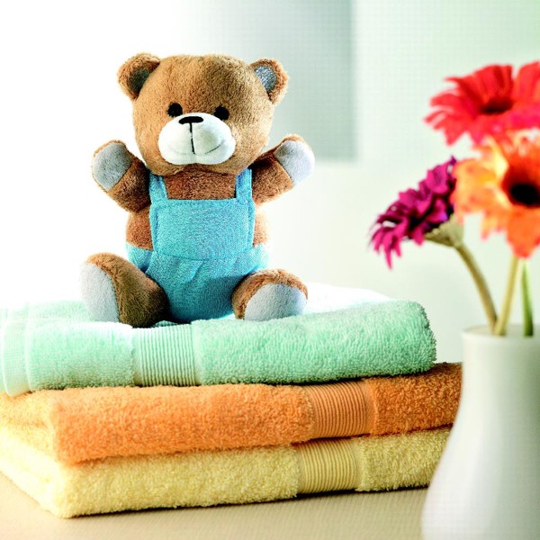 Bear plush w/ advertising pants Nico