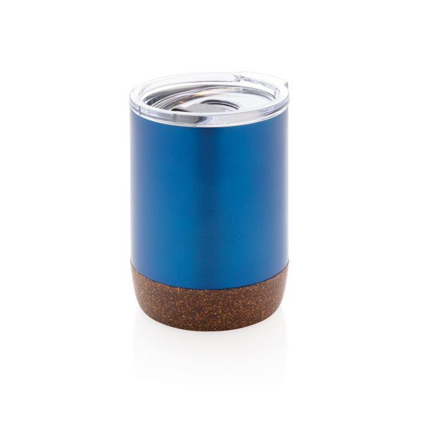 Vrček iz plute Xd Collection, vakuumsko izoliran, 180 ml - Modra