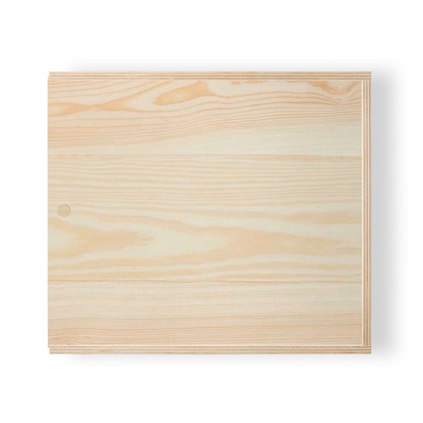 BOXIE WOOD L. Boite en bois L - Naturel Foncé