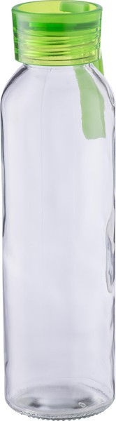 Glazen drinkfles (500 ml) Anouk - wit