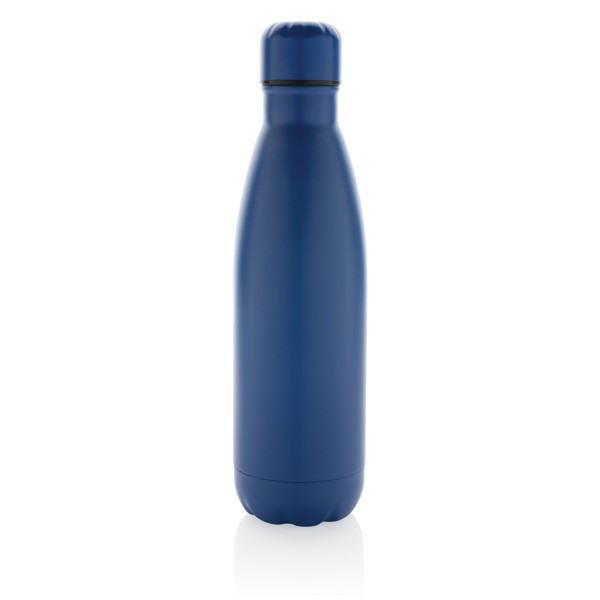Bouteille d'eau en acier inox recyclé certifié RCS Eureka - Bleu