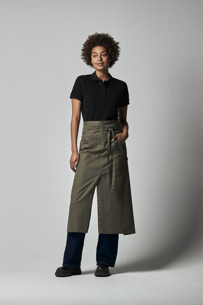 Cottover Gots Waist Apron Long black ONE