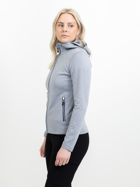 Layback Lady Hooded Jacket Grey Melange XS