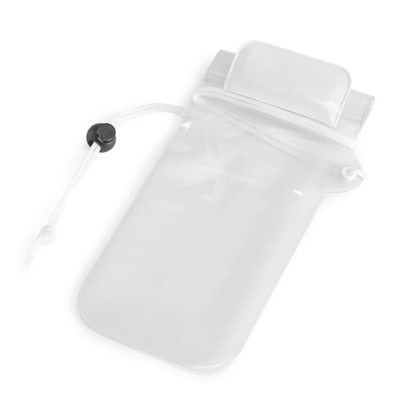 EGEU. Étui pour téléphone portable en PVC résistant à l'eau - Blanc