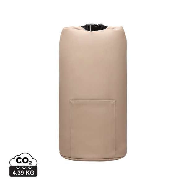 VINGA Baltimore RCS Roll-top cooler bag - Greige